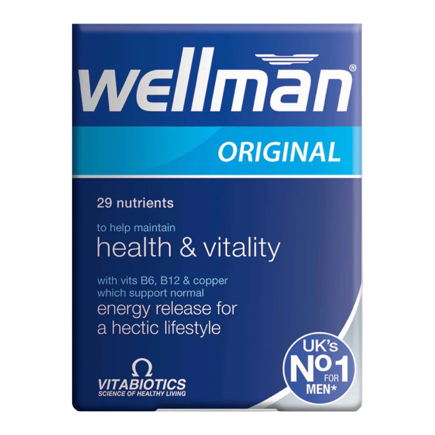 Wellman Original Co-Q10, L-Carnitine and Siberian Ginseng 30 Tablets