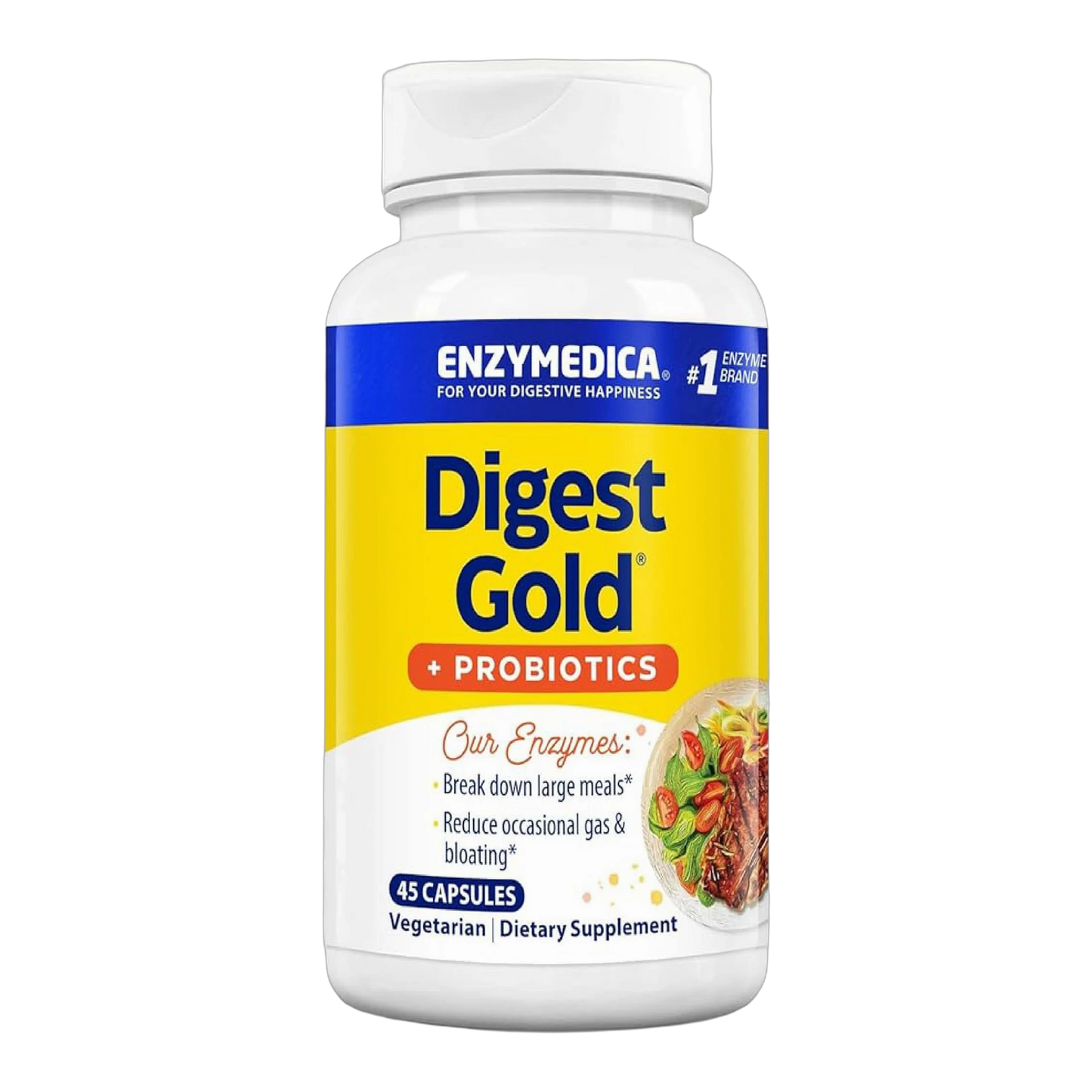 Digest Gold with 1.5 Billion Probiotics 60 Capsules