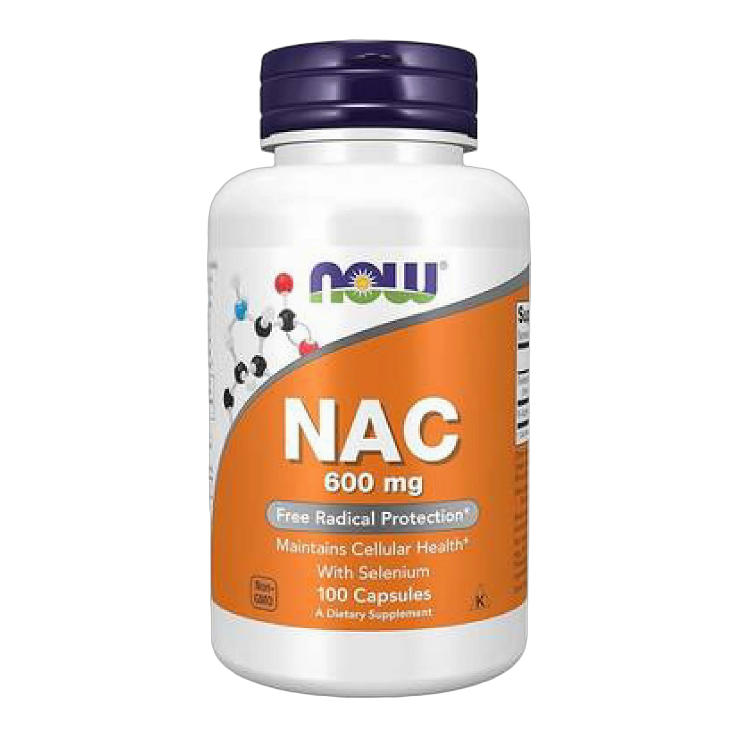 NOW NAC 600 mg Selenium 100 Capsules