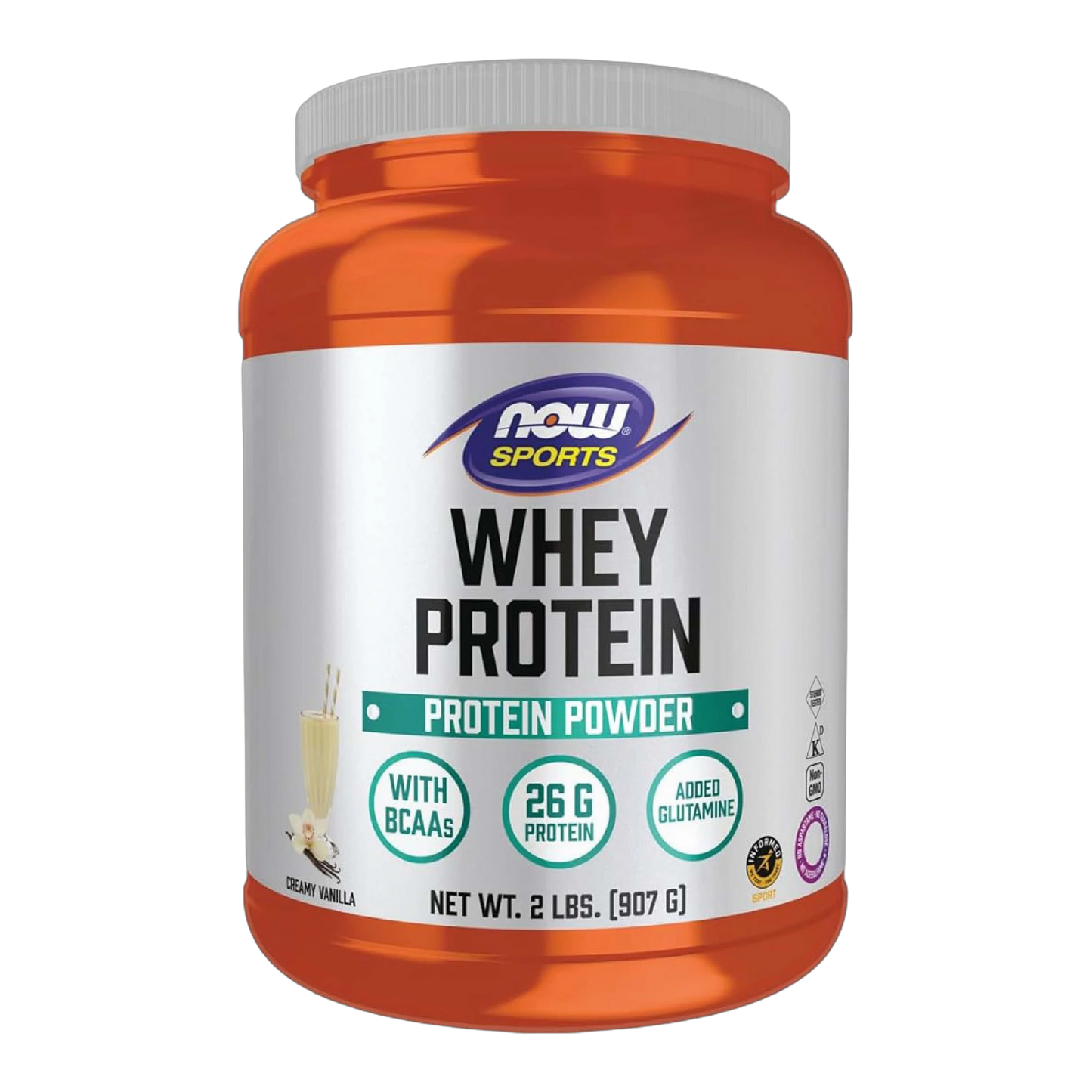 NOW Vanilla Whey Protein 907 g