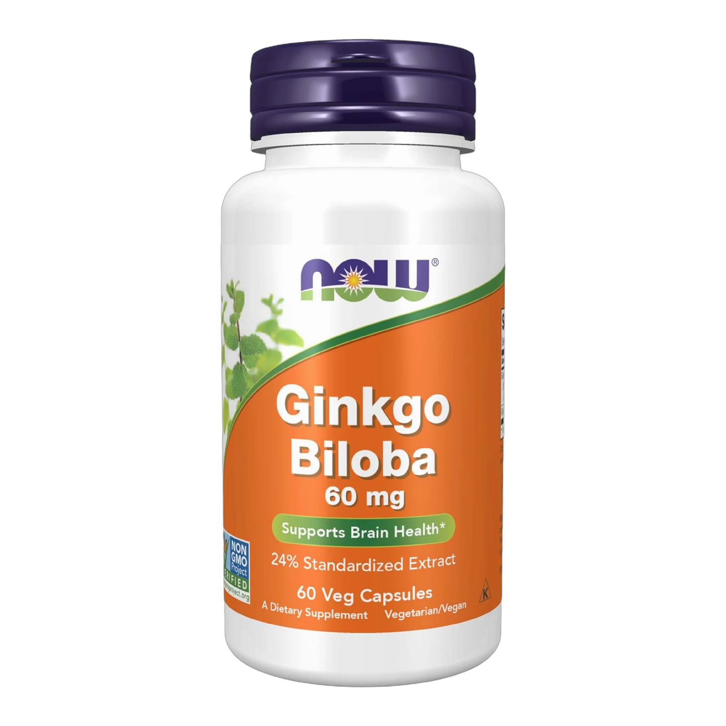 Ginkgo Biloba 60 mg 60 Veg Capsules
