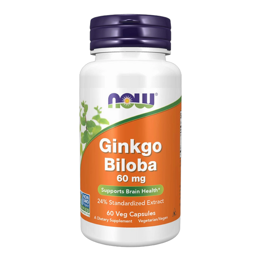 Ginkgo Biloba 60 mg 60 Veg Capsules