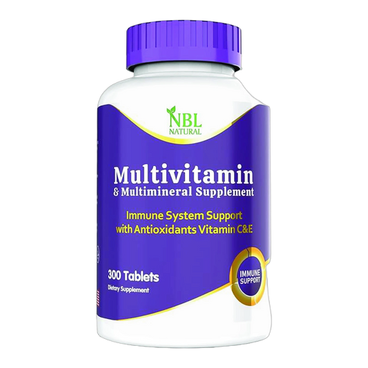 NBL Natural Multivitamins for Adults Women & Men 300 Tablets