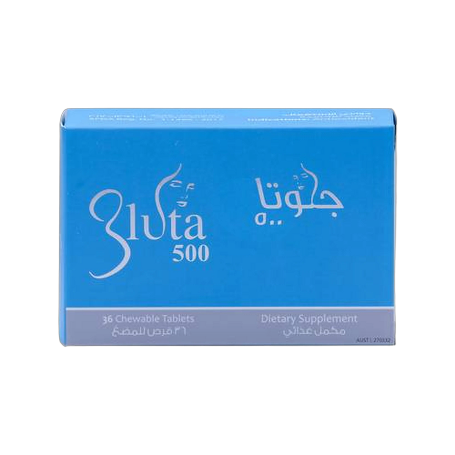 Gluta 500 L-Glutathione 500 mg 36 Chewable Tablets