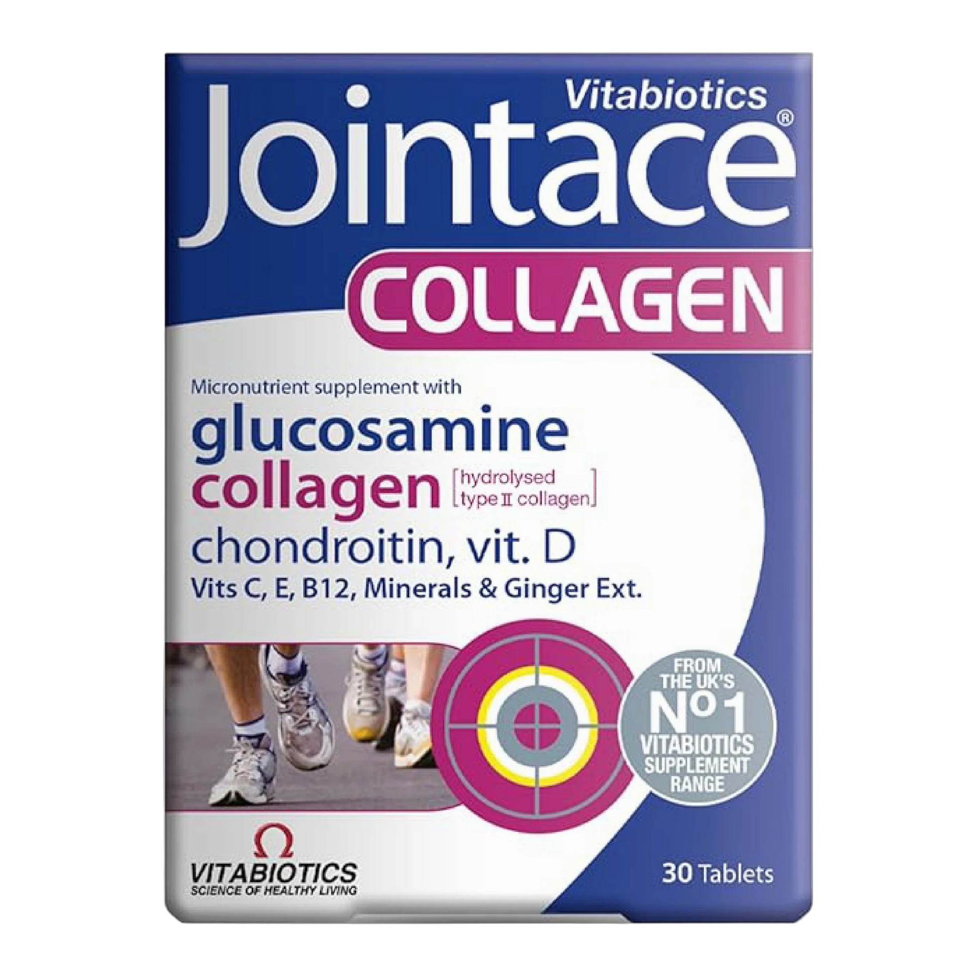 Jointace Glucosamine 1g, Type II Collagen and Chondroitin 30 Tablets
