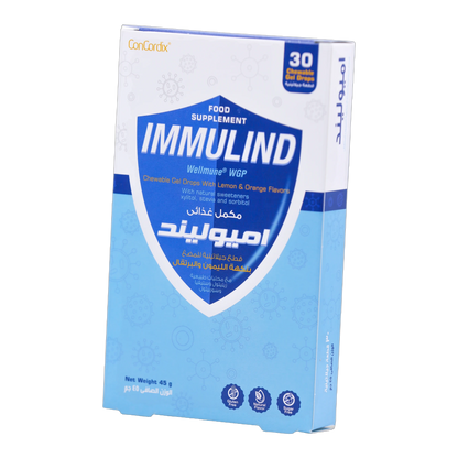 Immulind Fish Oil 0.459g with Beta Glucan Lemon and Orange Flavor 30 Gummies