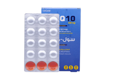 Sul Q10 Coenzyme Q10 100mg with Lycopene Orange and Red Berry Flavor 30 Gummies - Image 2