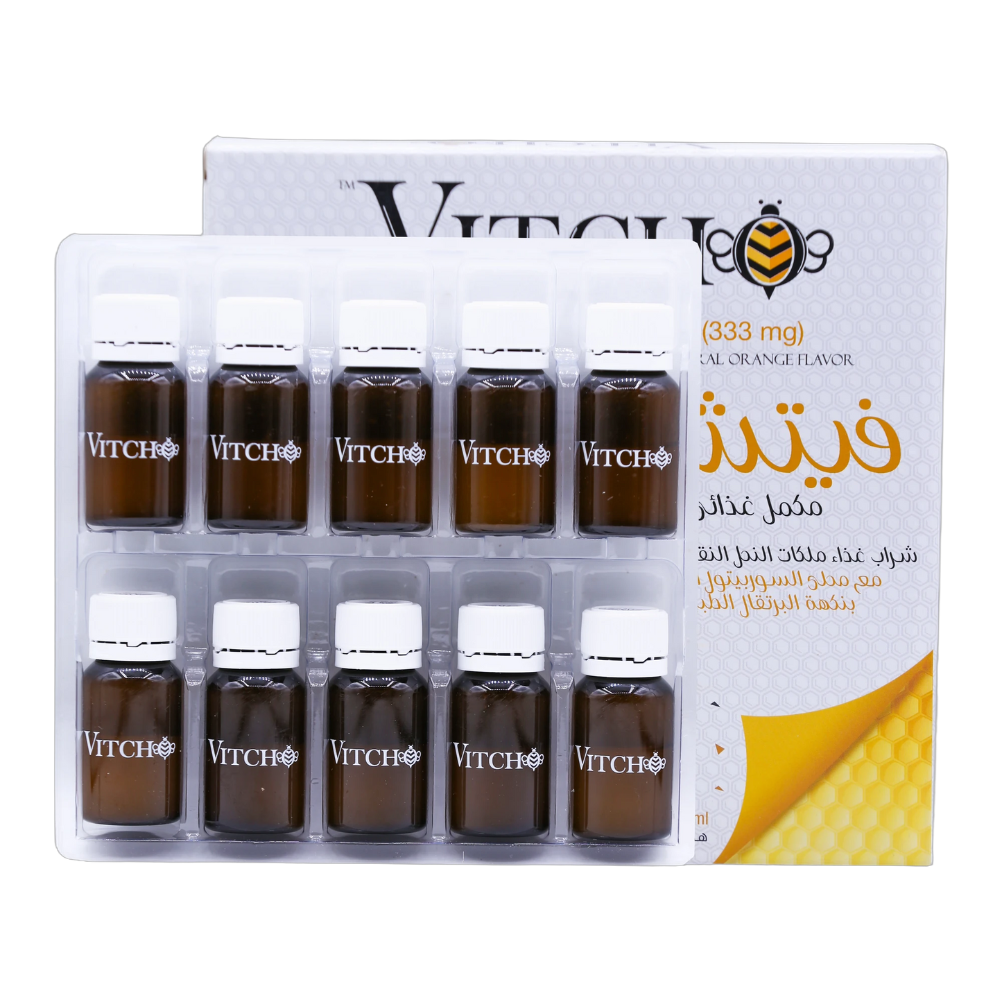 Vitcho Royal Jelly 1g Orange Flavor 10 Bottles
