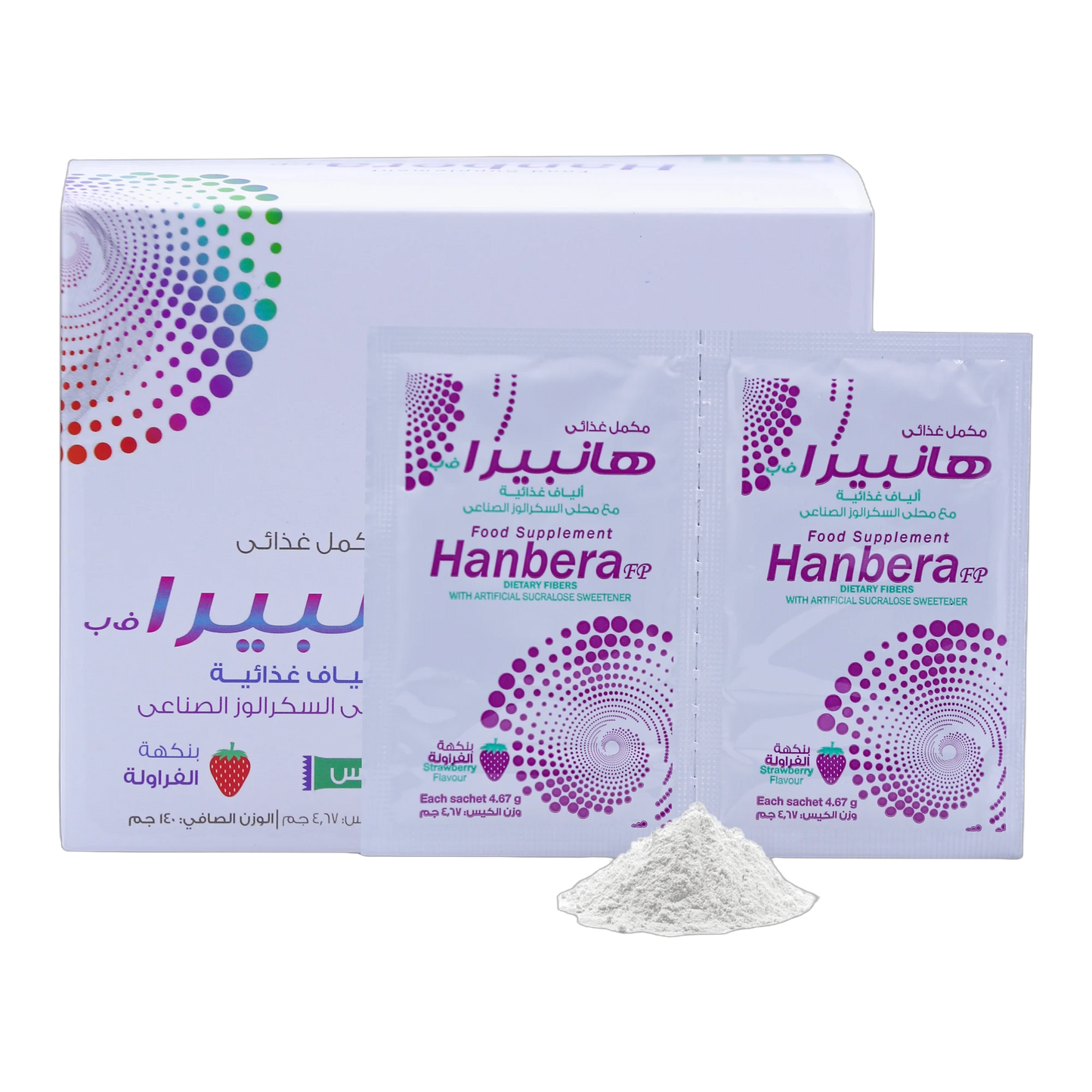 Hanbera Glucomannan 1g Strawberry Flavor 30 Sachets