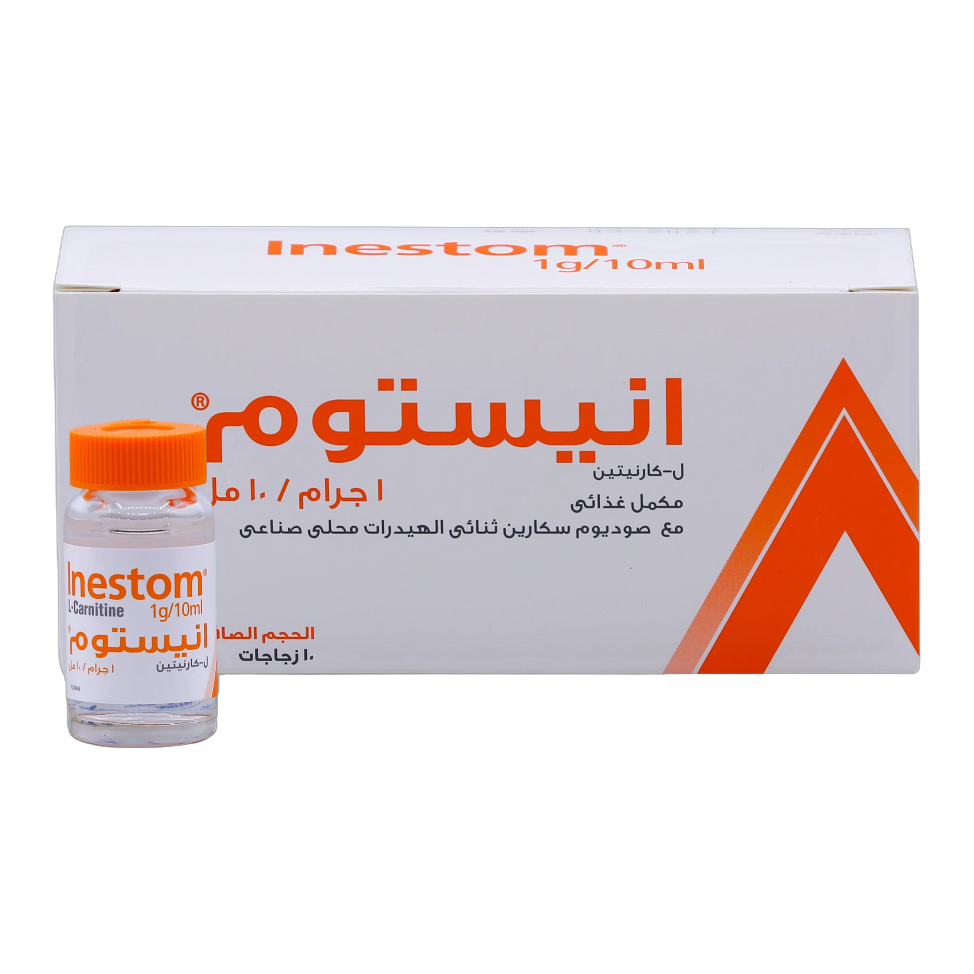 Inestom L-Carnitine 1g 10 Bottles