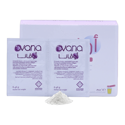 Ovana Inositol 4gm Folic Acid and Selenium Lemon Flavor 20 Sachets