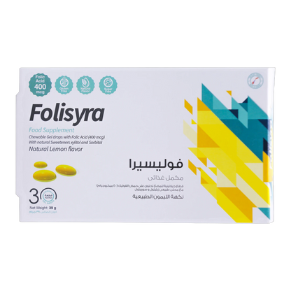 Folisyra Folic Acid 400 mcg Lemon Flavor 30 Gummies