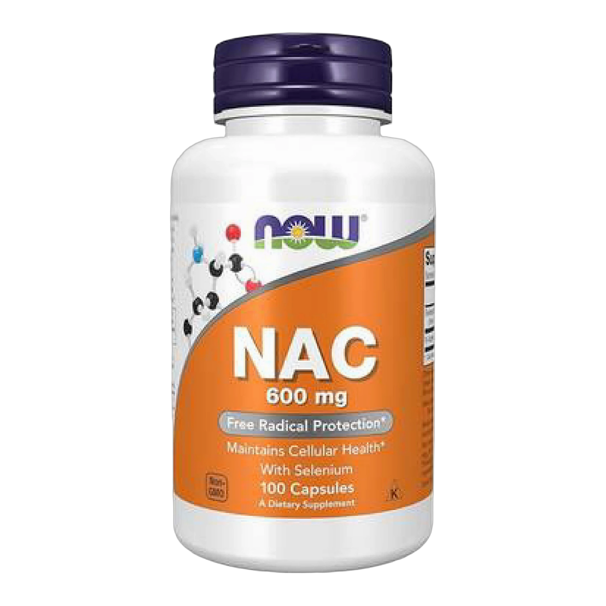 NOW NAC 600 mg Selenium 100 Capsules