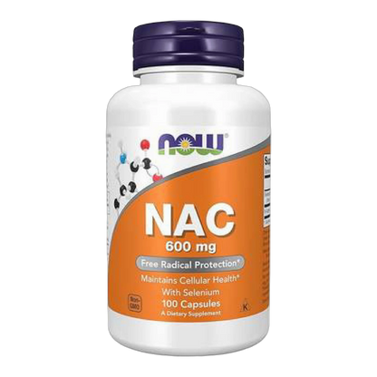 NOW NAC 600 mg Selenium 100 Capsules