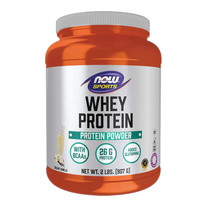 NOW Vanilla Whey Protein 907 g