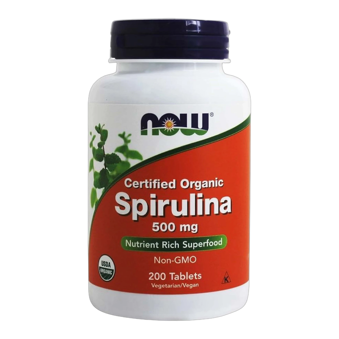 Organic Spirulina 500 mg 200 Tablets