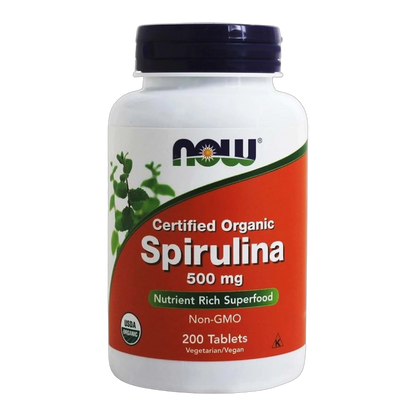 Organic Spirulina 500 mg 200 Tablets