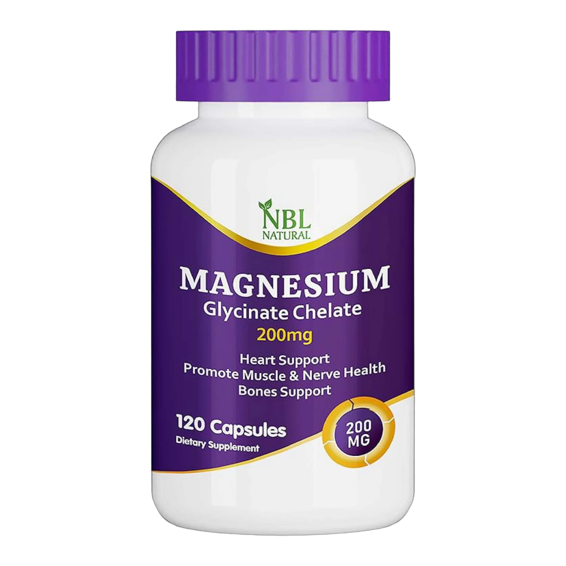 NBL Magnesium Glycinate Chelate 200 mg 120 Capsules