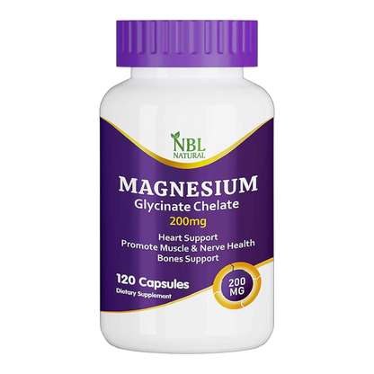 NBL Magnesium Glycinate Chelate 200 mg 120 Capsules