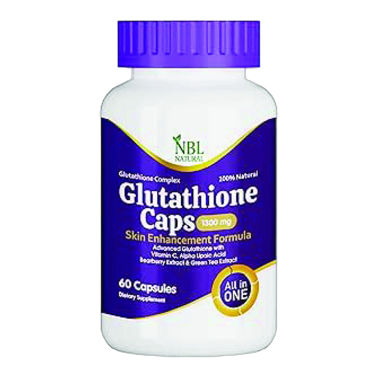 NBL Glutathione Capsules 1300 mg with Vitamin C 60 Capsules