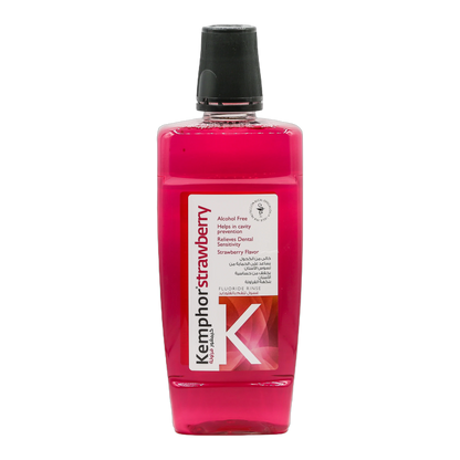 kemphor strawberry mouthwash sodium fluoride 0.05% 500 ml