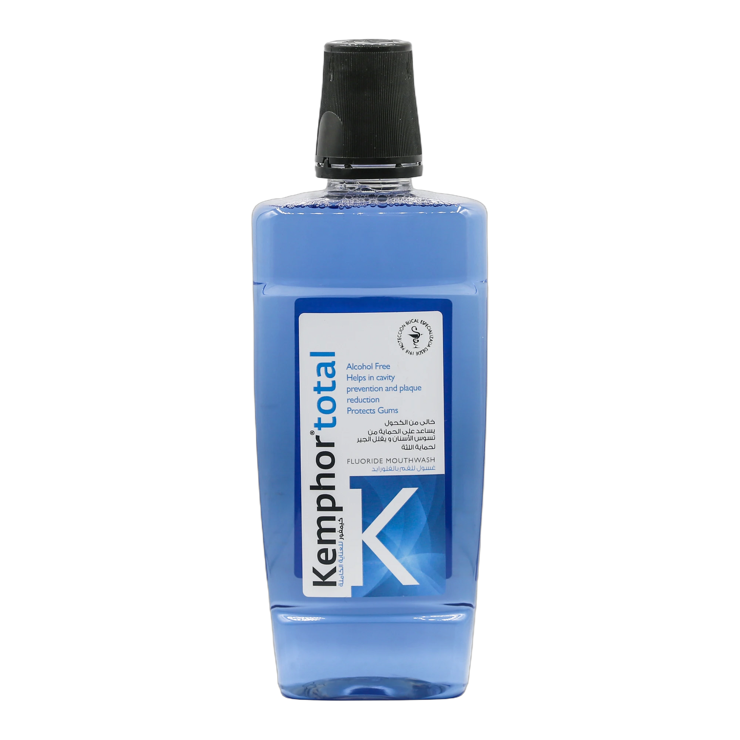 kemphor total mouthwash panthenol cetyl pyridinium chloride sodium fluoride zinc chloride 0.025%  500 ml