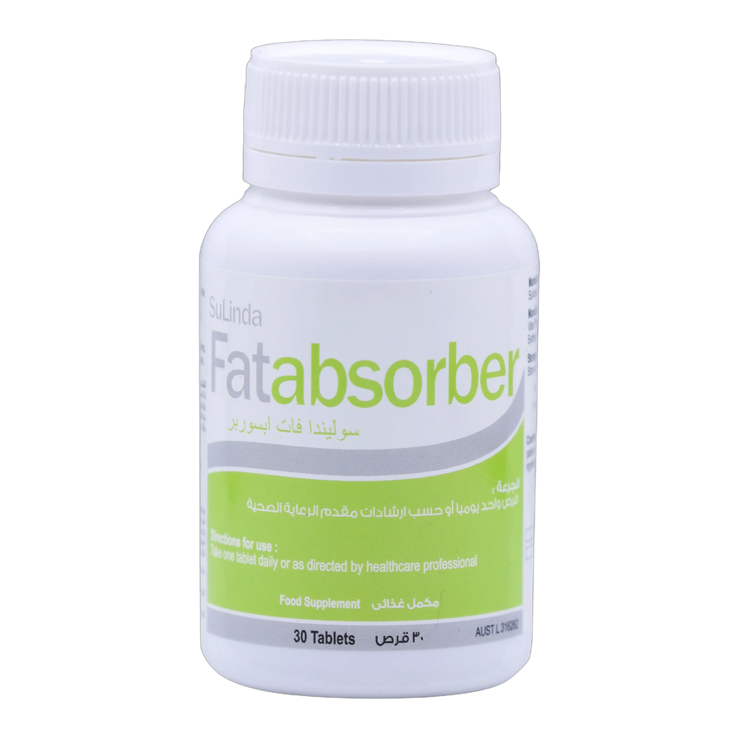Fat Absorber Composed of Garcinia Cambogia Choline and Chromium 30 Table