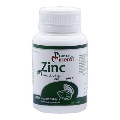Pure Mineral WN Zinc 50 mg 60 Tablets