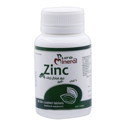 Pure Mineral WN Zinc 50 mg 60 Tablets