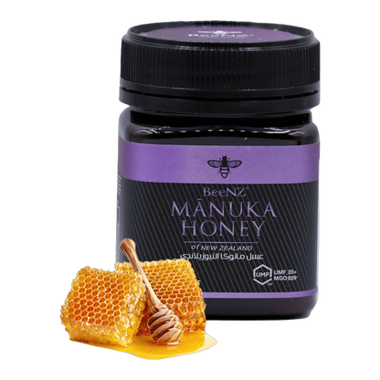 BeeNZ Manuka  Honey New Zealand UMF +20 250 g