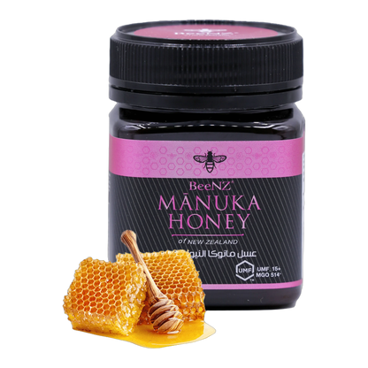 BeeNZ Manuka Honey New Zealand UMF +15 250 g