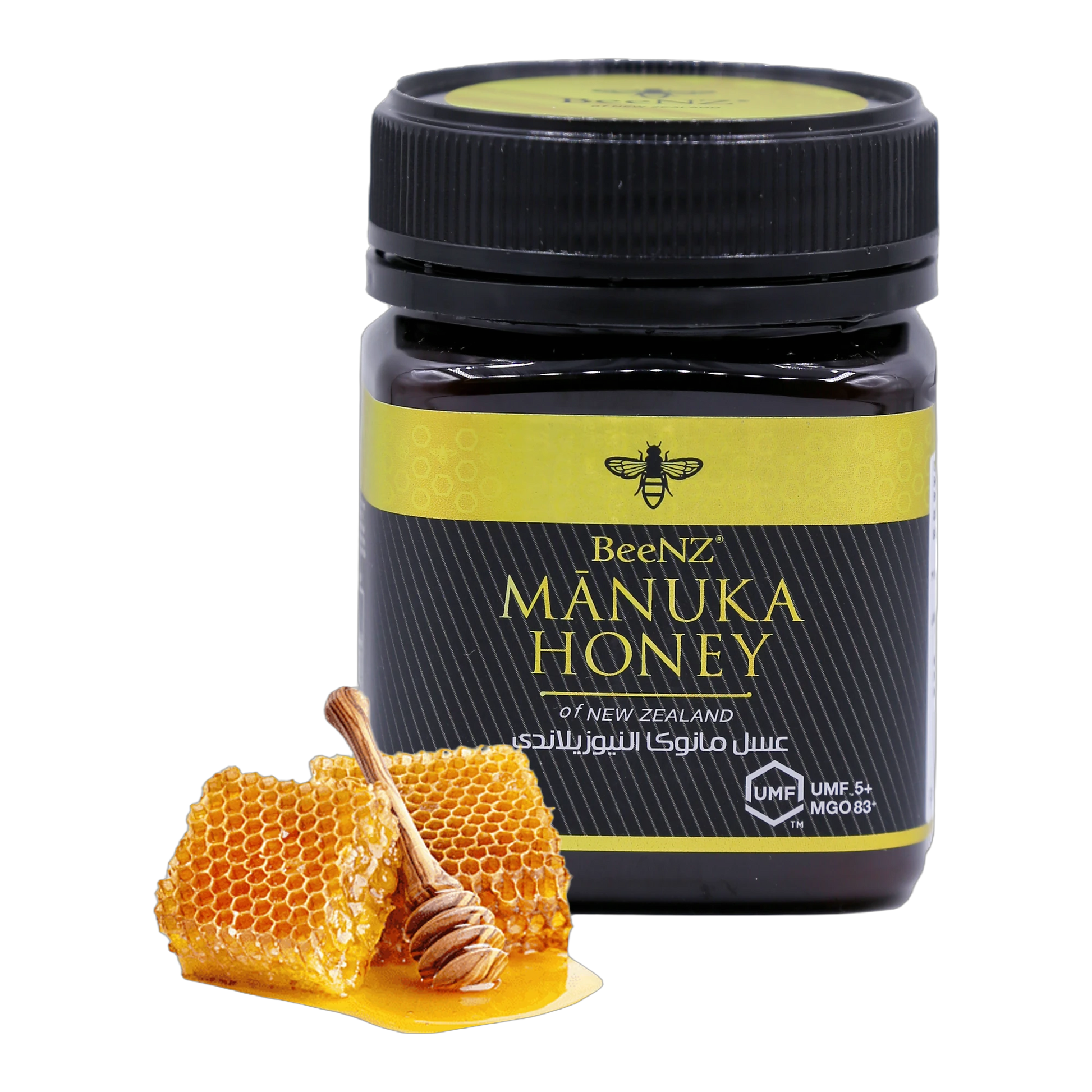BeeNZ Manuka  Honey New Zealand UMF +5 250 g