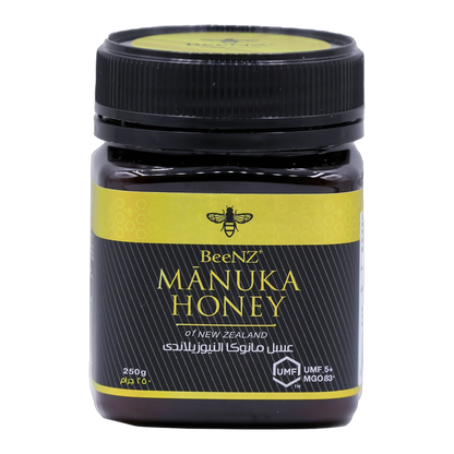 BeeNZ Manuka  Honey New Zealand UMF +5 250 g